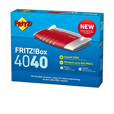 Avm Router Fritzbox 4040 Wifi Ac 1300